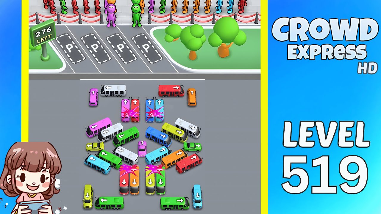 Crowd Express Level 519 Solution Walkthrough - YouTube