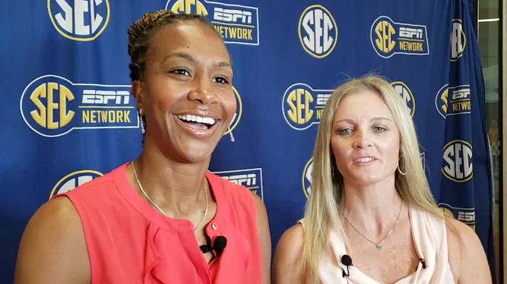 Lady Vols Kellie Harper and Tamika Catchings