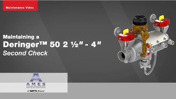 Maintaining a Deringer™ 50 2 ½" – 4" Second Check