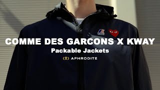 Comme des Garçons x Kway Jackets Packable Collection: Lightweight & Portable