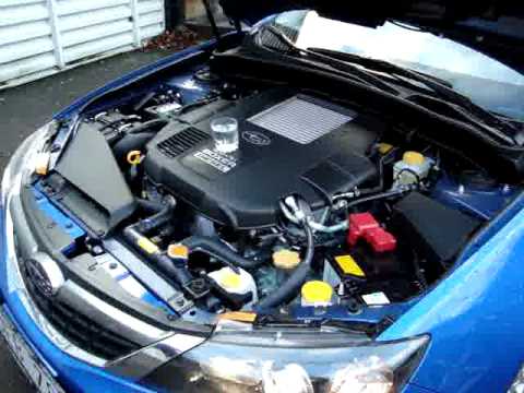 Water Glass On Subaru Impreza Boxer Diesel Engine Youtube