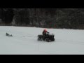 Extreme sledding! Snow of Jan 20, 2016