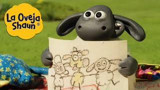 La Oveja Shaun  ¿Las ovejas pueden dibujar?  Dibujos animados para niños