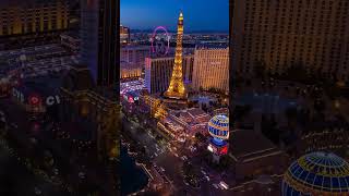 Las Vegas Strip Aerial Time lapse