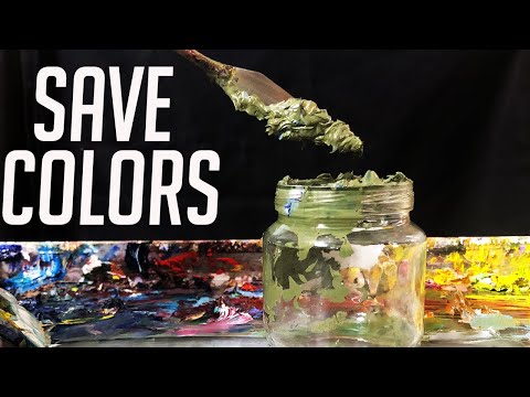 How long will oil paint stay wet on palette? How to Save Your Colors