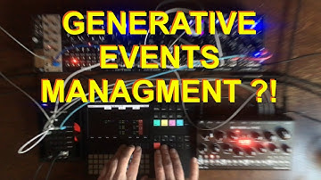 Polyend Tracker & Eurorack : Generative events