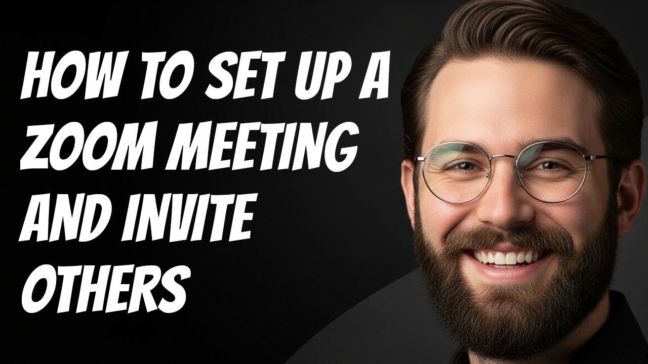How to Set up a Zoom Meeting and Invite Others - YouTube