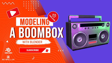 📾 Timelapse - Modeling a Boombox with Blender