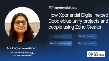 How Xponential Digital helped Doodleblue unify projects and people using Zoho Creator