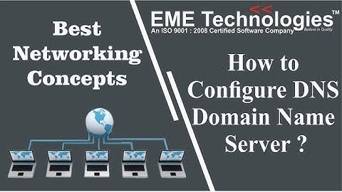 How to configure DNS domain name server in Packet Tracer