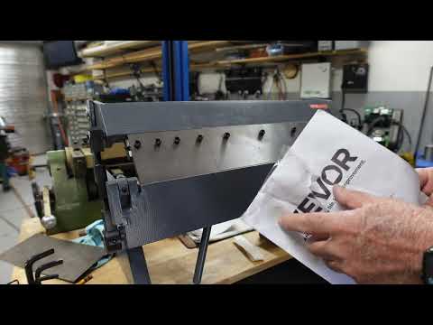 VEVOR 24" Box & Pan Sheet Metal Bending Brake (product review)