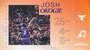 Josh Okogie dropped 25 points against the Chicago Bulls