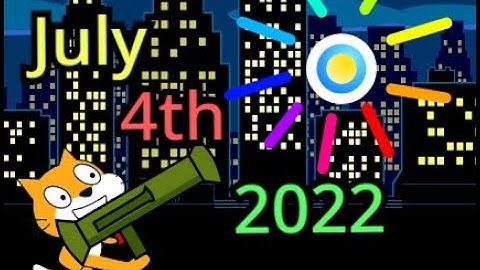 Scratch Tutorial | July 4th 2022 Fireworks | Scratch Easy Beginner Game