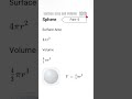 #formulas #maths #10th #ch Surface area and volume .................