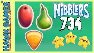 Fruit Nibblers Level 734 - 3 Stars Walkthrough, No Boosters