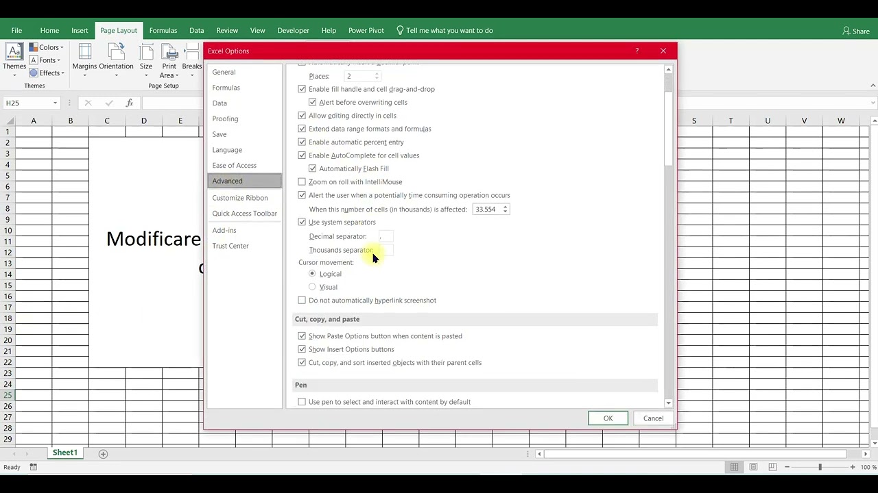 Modificarea Inc In Cm Excel YouTube Modificarea Inc In Cm Excel YouTube