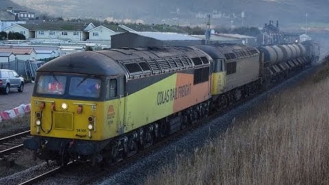#793: [RHTT] Colas Rail Class 56105, 56078 & 56087 pass LLJ, Penmaenmawr and A&P (13/12/16)