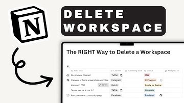 The RIGHT Way to Delete a Workspace in Notion | Notion Tutorial (2025)