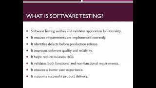 Top MNC Interview Question #1 | What is Software Testing #shorts