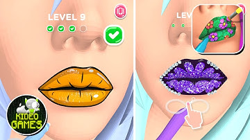 Lips Art 3D - Gameplay Walkthrough - All Levels (IOS, Android)