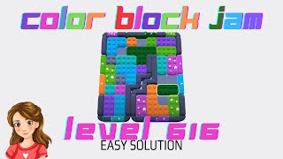 Color Block Jam Level 616 Easy Solution Walkthrough