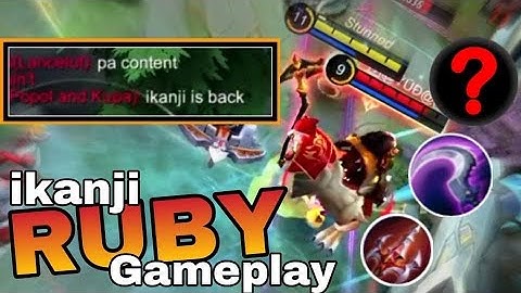 RUBY NEW BEST BUILD 2021 | ikanji is BACK! | RUBY GAMEPLAY | MOBILE LEGENDS✓