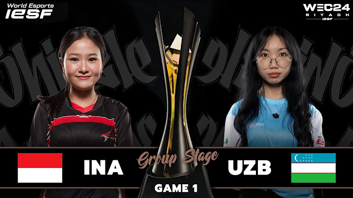 INDONESIA vs UZBEKISTAN - Game 1 | Group Stage MLBB WOMEN - IESF WEC24 Riyadh