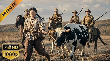 【動作電影】漢奸追捕放牛的村姑，怎料村姑竟是功夫高手，一招將他們秒殺。⚔️ 功夫 MMA | Kung Fu #抗日 #電影 #功夫