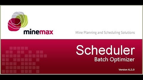 Minemax Scheduler Batch Optimizer