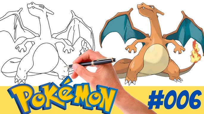 Cómo dibujar a CHARMELEON (Pokémon GO)