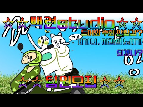 [백련studio] 1차팀원모집![마감]