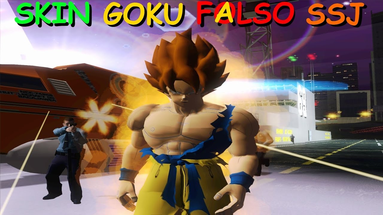 DOWNLOAD DBZ SKIN GOKU FALSO SSJ By Goku Kakarot PARA GTA ...