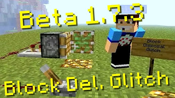 Minecraft Glitches - Beta 1.7.3 Piston Block Deletion or Disposal Glitch HD