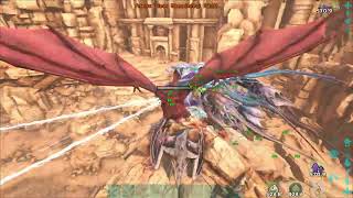 ARK Scorched Earth Alpha Manticore VS Lightning Wyverns