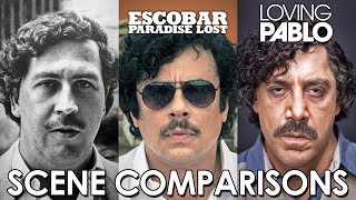 Escobar: Paradise Lost (2014) and Loving Pablo (2017) - scene comparisons