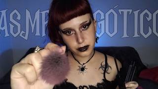 ASMR | Fazendo sua Maquiagem GÓTICA🖤(Personal Attention)