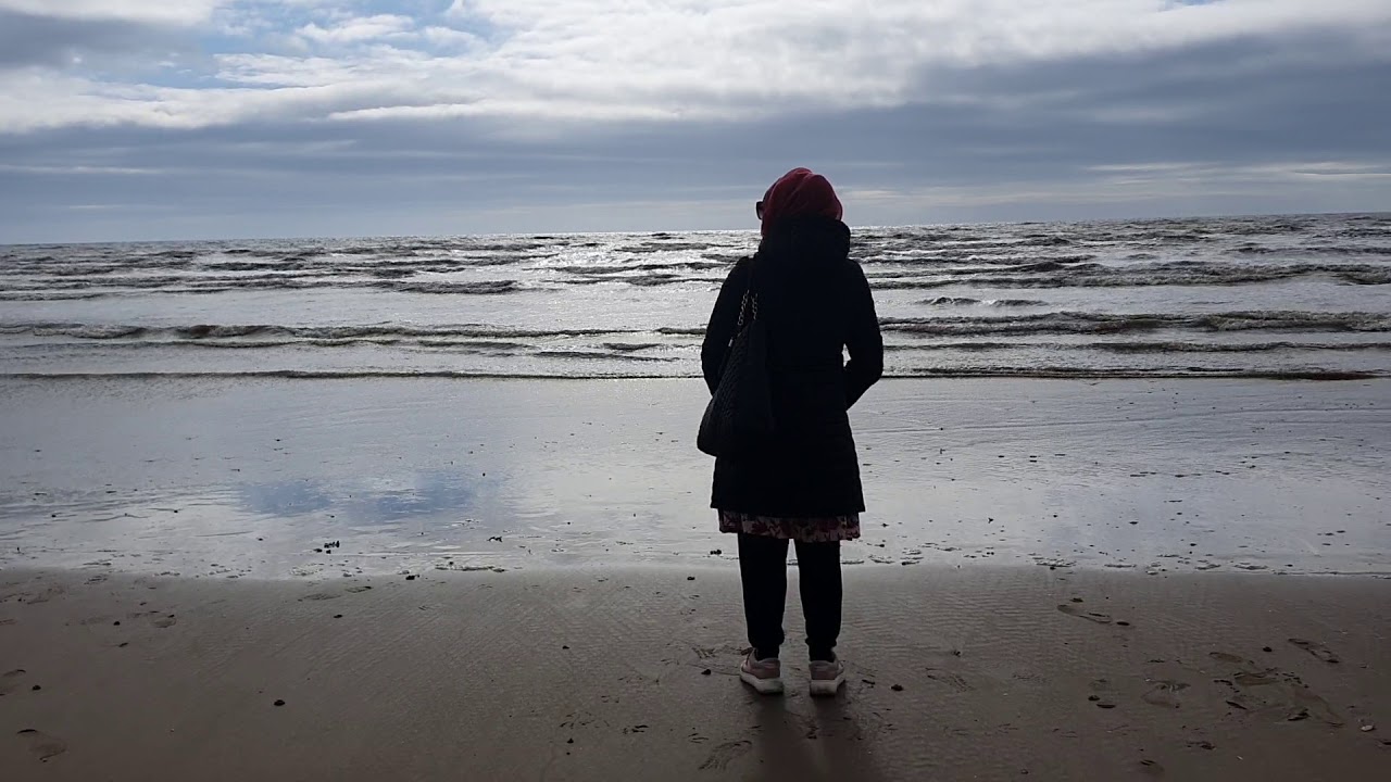 Blackpool sea during lockdown