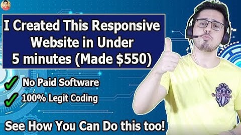 How To Make a Website in 5 Minutes