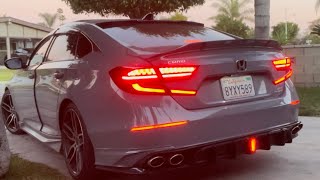 Vland aftermarket taillights  20182022 Honda Accord  fitment and install #vland #taillights