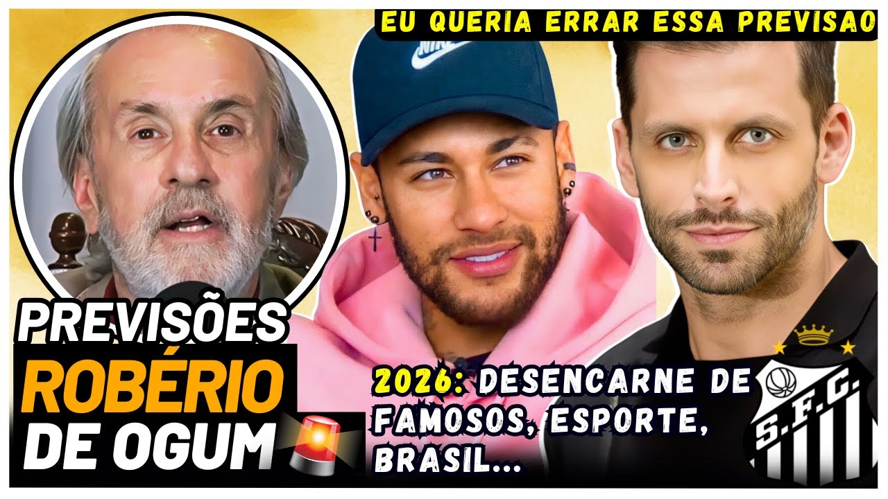 💥 PREVISÕES DE ROBERIO DE OGUM PARA O BRASIL E OS FAMOSOS