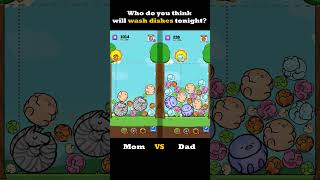Who do you think will wash dishes tonight? Mom or Dad? #Shorts screenshot 3