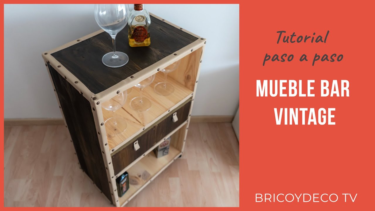 Mueble Bar Hecho a Mano en Madera de Primera Calidad BAR-0004