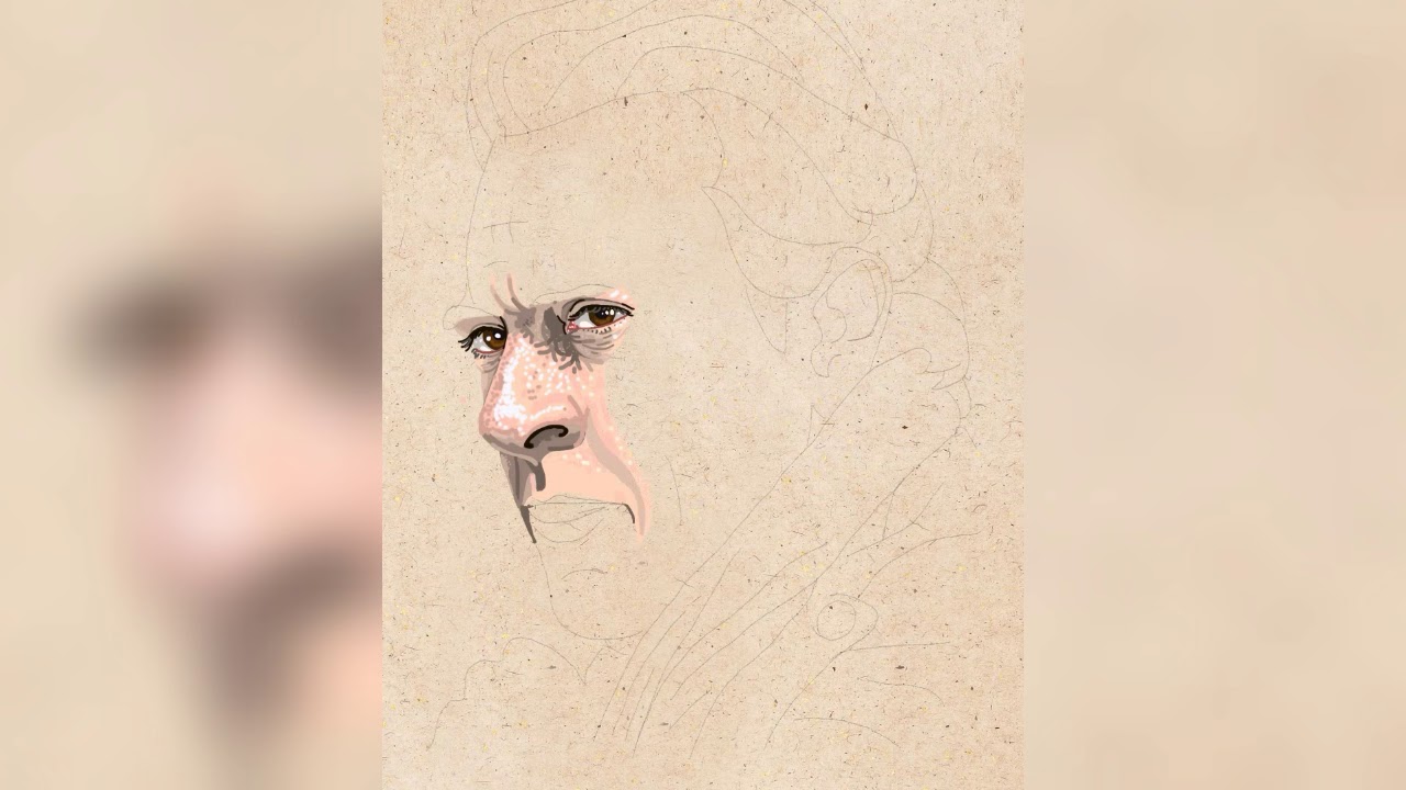 Negan Timelapse drawn with iSKn Slate 2