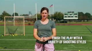 Lacrosse Dodging, Footwork, Speed and Shooting Drill with Kayla Treanor