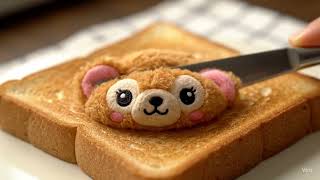Plush Bear on Toast 🧸🍞 | Cozy Still ASMR Aesthetic screenshot 4
