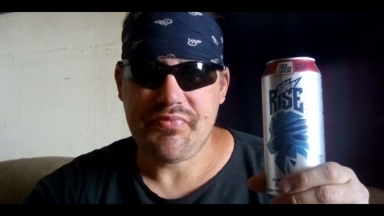 Trying Mountain Dew Rise Energy Pomegranate Blue Burst