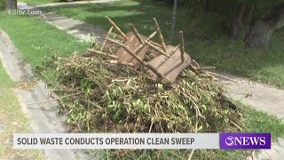 Solid Waste Department conducts 'Operation Clean Sweep'