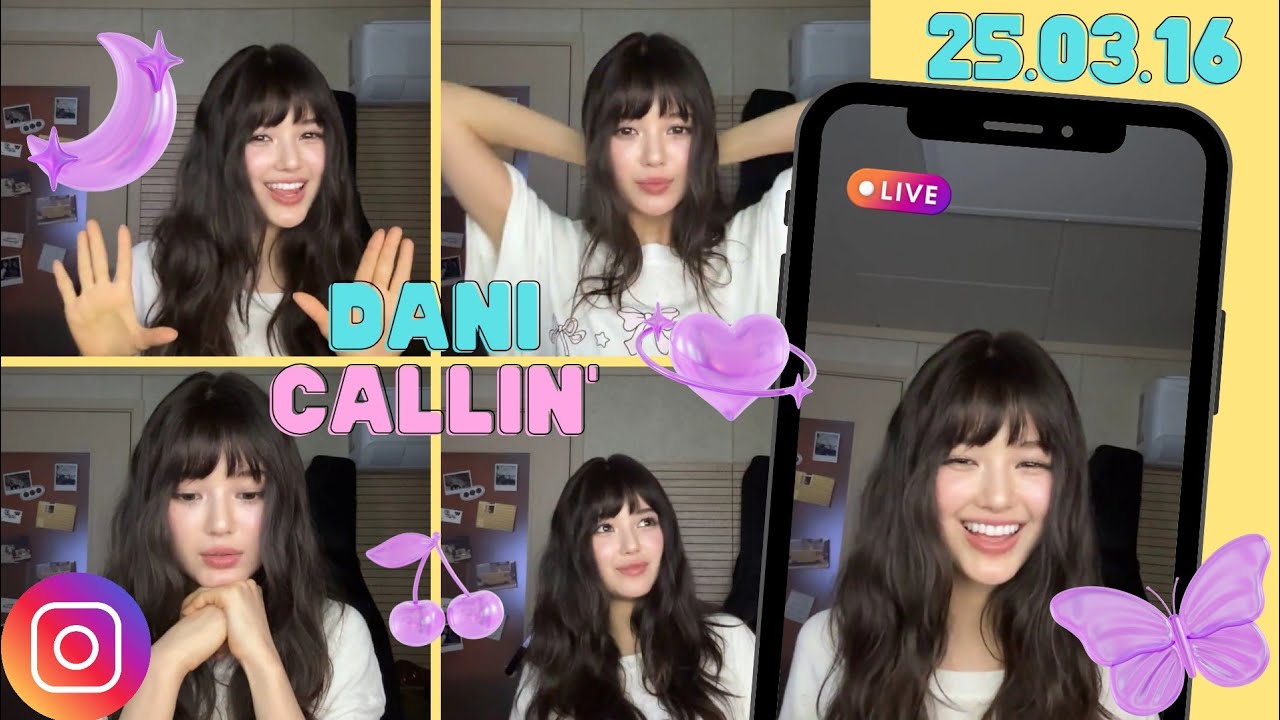 💛 Danielle 다니엘 🐶 | 250316 | 🔴 Instagram LIVE | NJZ 엔제이지 | NewJeans 뉴진스