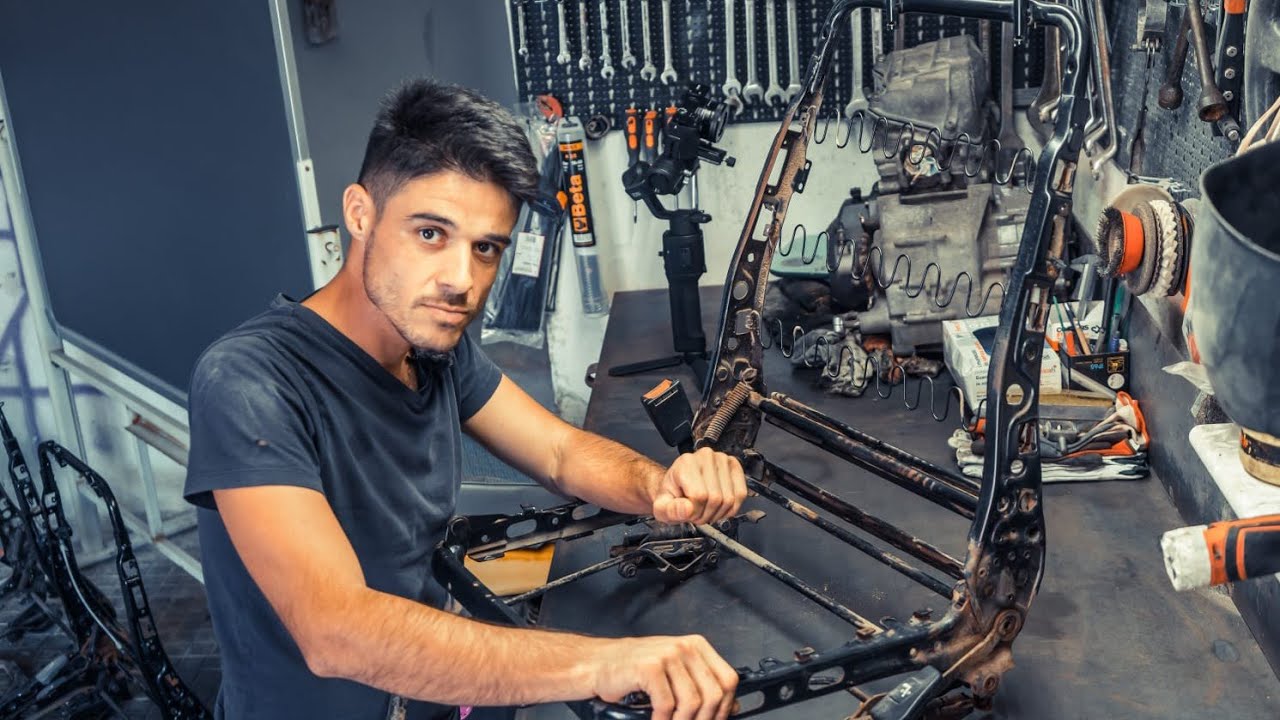 TUTORIAL sedili Fiat Panda: come si restaurano.