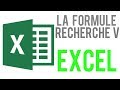 Excel  formule recherchev